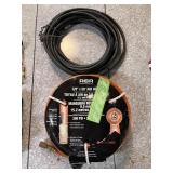 RCR 3/8' 50' Rubber Air Hose & Smaller Hose