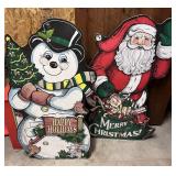 1960 Diecut Christmas Display Press Board