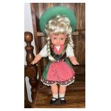 C 1970 German Plastic Doll w/ Dress