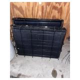 Used Pair of Small Metal Dog Crates