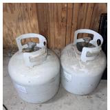 Pair of Propane Tanks w/ Propane