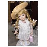 1999 Sarah Rose Avon Porcelain Doll