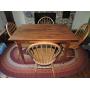Vintage Pine Shaker Table with 4 Chairs
