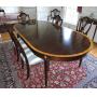 Stickley Hepplewhite Mahogany Dining Room Table