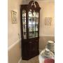 Vintage Tidewater Cherry Corner Hutch