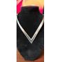 STERLING SILVER V CHOKER