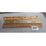 (3) WOODEN RULERS