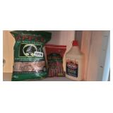 APPLE SMOKING CHIPS AND PELLETS AND LIGHTER FLUID