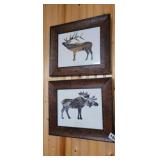 MOOSE AND ELK WALL DECOR