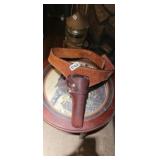 LEATHER GUN HOLSTER AND BELT