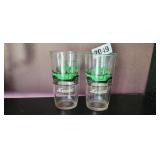 2 GLASSES *STUDEBAKER AND MAXWELL