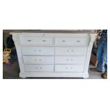 WHITE WOODEN DRESSER