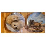 (2) W.T GEORGE COLLECTORS PLATES
