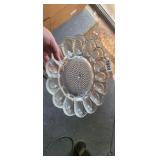 GLASS DEVILED EGG PLATE