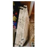 (4) 20X20X1 AIR FILTERS