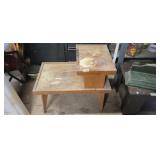 WOODEN SIDE TABLE