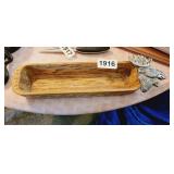 WOODEN MOOSE TRINKET HOLDER
