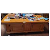4.5FT LONG COFFEE TABLE *NO CONTENTS