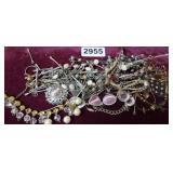 LOT OF ESTATE JEWELRY, SOME BROKE