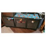 54IN TRUNK OF STORAGE FULL OF TOYS
