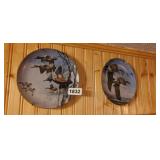 (2) W.T GEORGE COLLECTORS PLATES *WATER FOWL