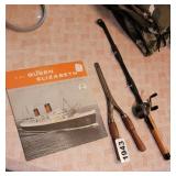QUEEN ELIZABETH CROSSING, FISHING POLE LIGHTER PLU