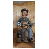 MAN AND GUITAR MUSIC BOX
