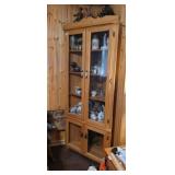 CORNER CABINET *NO CONTENTS