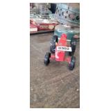 RED METAL TRACTOR
