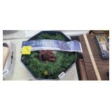 LIGHTED WREATH