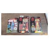 3 STAR WARS FIGURINES