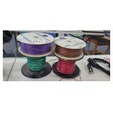 4 SPOOLS OF WIRE