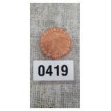 1911 1 OUNCE COPPER COIN