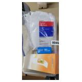 MEDICAL TOTE *HOT/COLD PACK, GAUZE, AND THERMOMETR