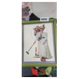 NORMAN ROCKWELL CRICKET WALL DECOR