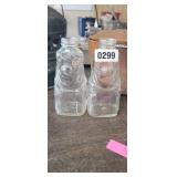 2 GRAPETTE JARS *NO LIDS