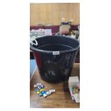BLACK TUB WITH HANDLES