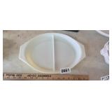 YELLOW PYREX 1.5 QT DIVIDED DISH