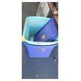 2 TOTES WITH LIDS