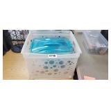 TOTE OF STORAGE CONTAINERS