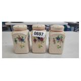 (3) VINTAGE JAPANESE SHAKERS *ONE HAS PLUG INSIDE