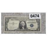 1957 BLUE SEAL ONE DOLLAR NOTE