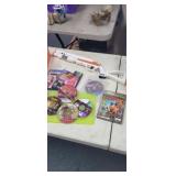 LOT OF GAMES AND CONTROLLER GUN