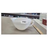 FIRE KING MILK GLASS POURING DISH
