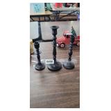 3 CANDLE HOLDERS