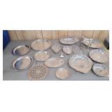 SILVER PLATED SERVING DISHES