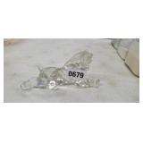 GLASS DOG WEIGHT