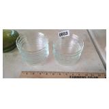 (13) PYREX GLASS CONDIMENT BOWLS