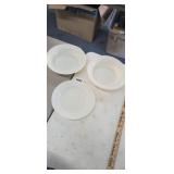 (3) CORNING WARE DISHES *PLATE AND 2 BOWLS