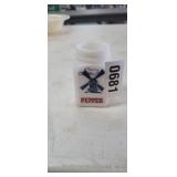 MILK GLASS PEPPER JAR *NO LID